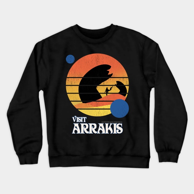 Visit Arrakis Crewneck Sweatshirt by Dream Artworks